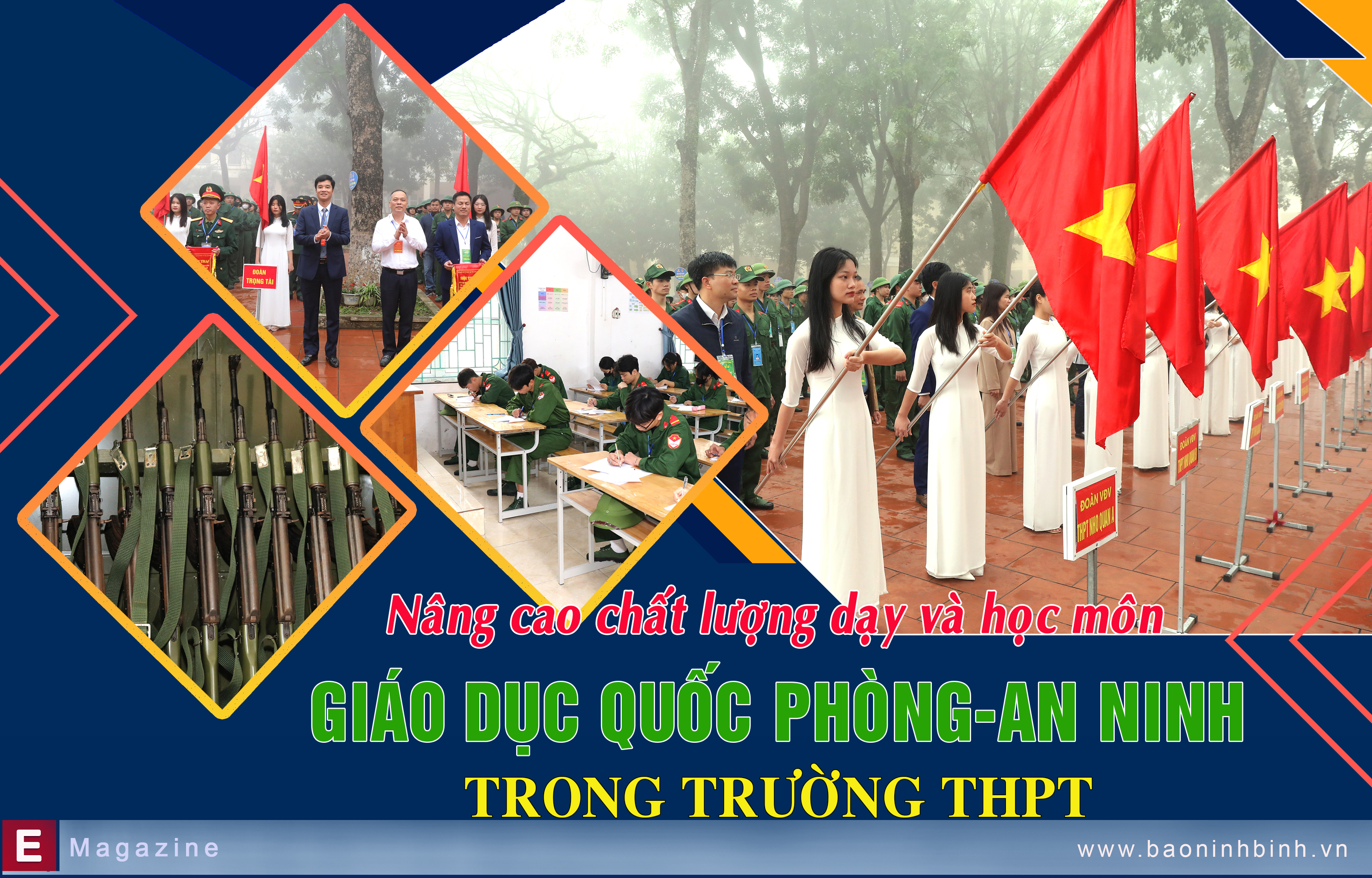 Emagazine Nâng cao chất lượng dạy và học môn Giáo dục quốc phòngan ninh trong trường THPT