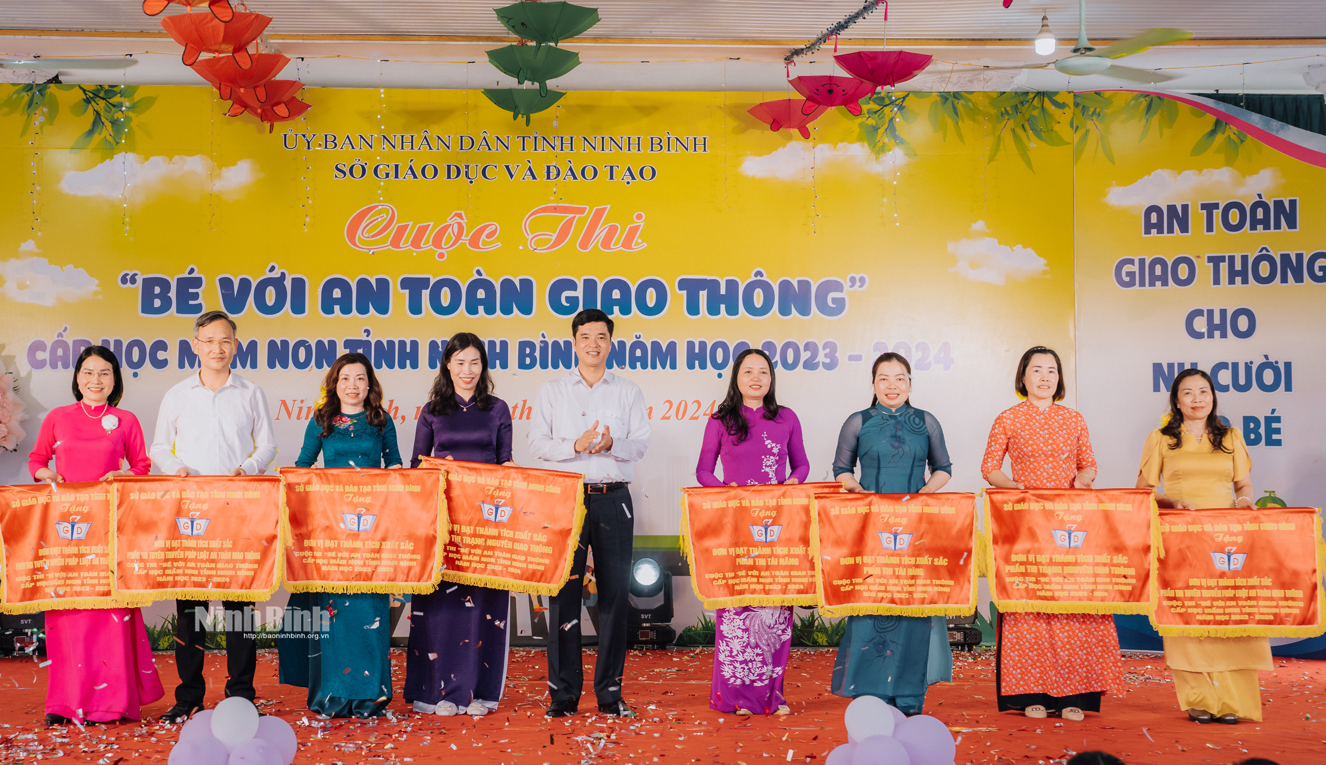 Cuộc thi Bé với an toàn giao thông cấp học mầm non tỉnh Ninh Bình năm học 20232024