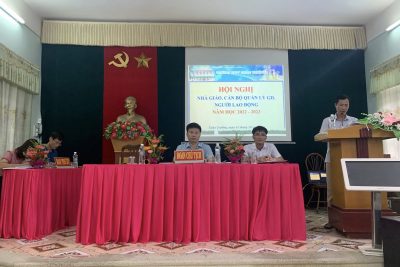 Hội nghị nhà giáo, cán bộ quản lý, người lao động năm học 2022-2023.