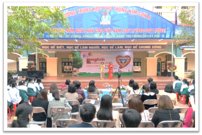 Trường THPT Kim Sơn A tổ chức thành công  chuyên đề Tiếng Anh “For a greater Kim Sơn A”