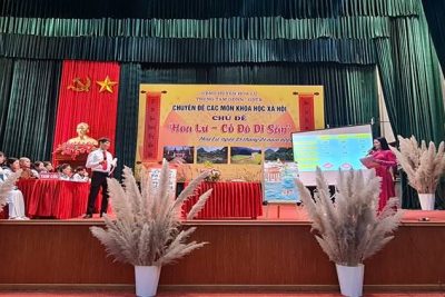 Chuyên đề “Hoa Lư- Cố đô di sản”  tại Trung tâm GDNN-GDTX huyện Hoa Lư