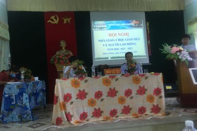 Hội nghị Nhà giáo, CBQL, người lao động năm học 2021-2022.
